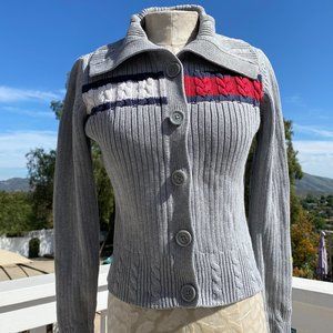 Tommy Hilfiger vintage grey cardigan